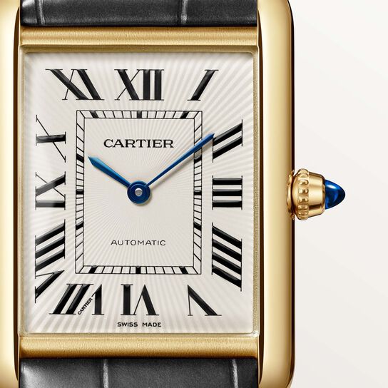 Cartier Tank Louis Cartier 38 X 28 mm automatique en or jaune, grand mod&egrave;le image number 5