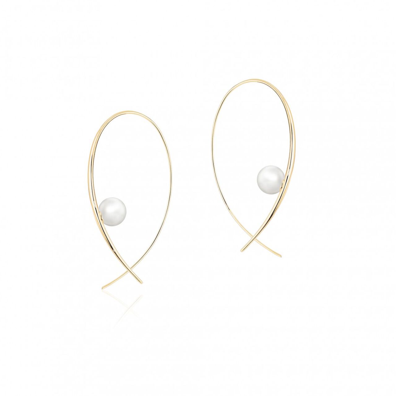 Birks Pearls boucles d’oreilles anneaux de perles d’eau douce image number 0