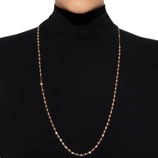 Pasquale Bruni Luce Rose Gold Chain 32 16192R On Model image number 1