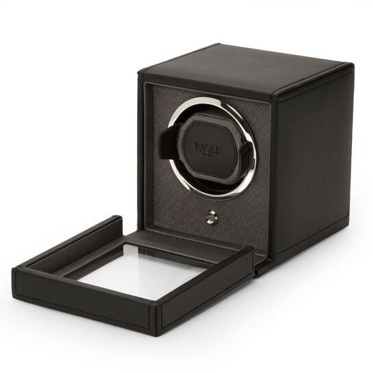 Cubs Black 1 Piece Watch Winder with Cover image number 2