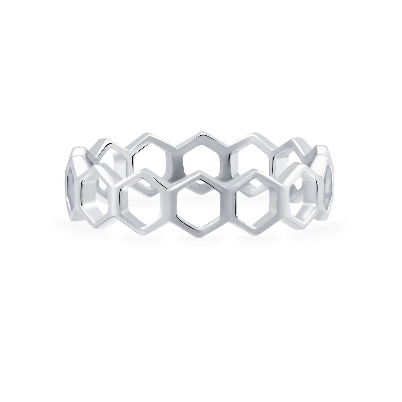 bijoux birks iconic silver stackable bee chic ring image number 0