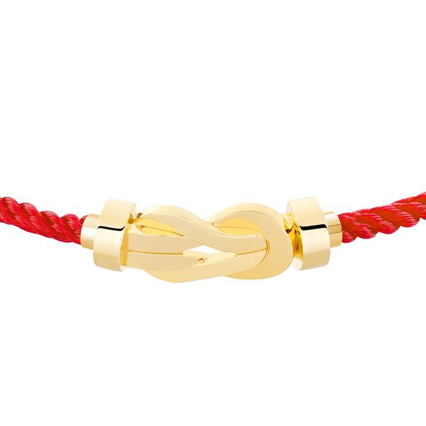 Bracelet cable Chance Infinie en or jaune, modèle moyen