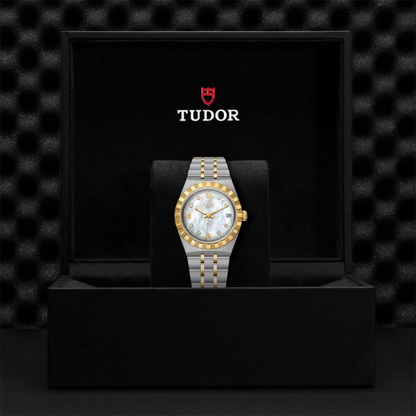 TUDOR Royal Automatic 34 mm Yellow Gold, Stainless Steel and Diamond