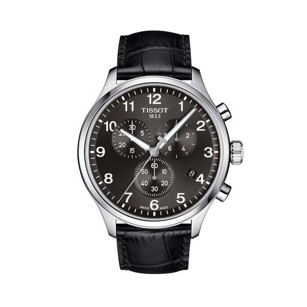 Chrono XL Classic 45 mm chronographe quartz en acier inoxydable