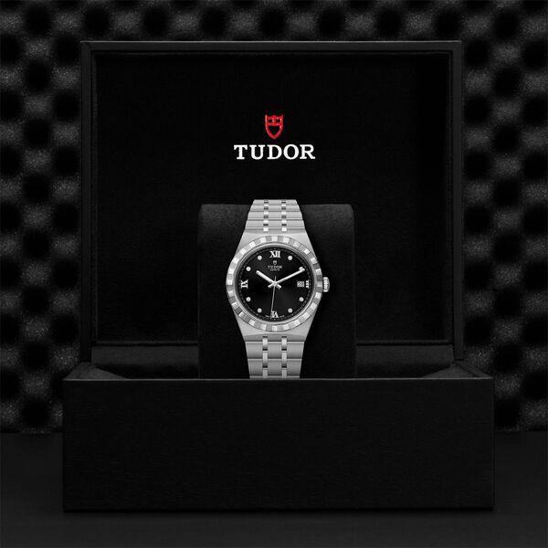 TUDOR Royal Automatic 38 mm Stainless Steel and Diamond