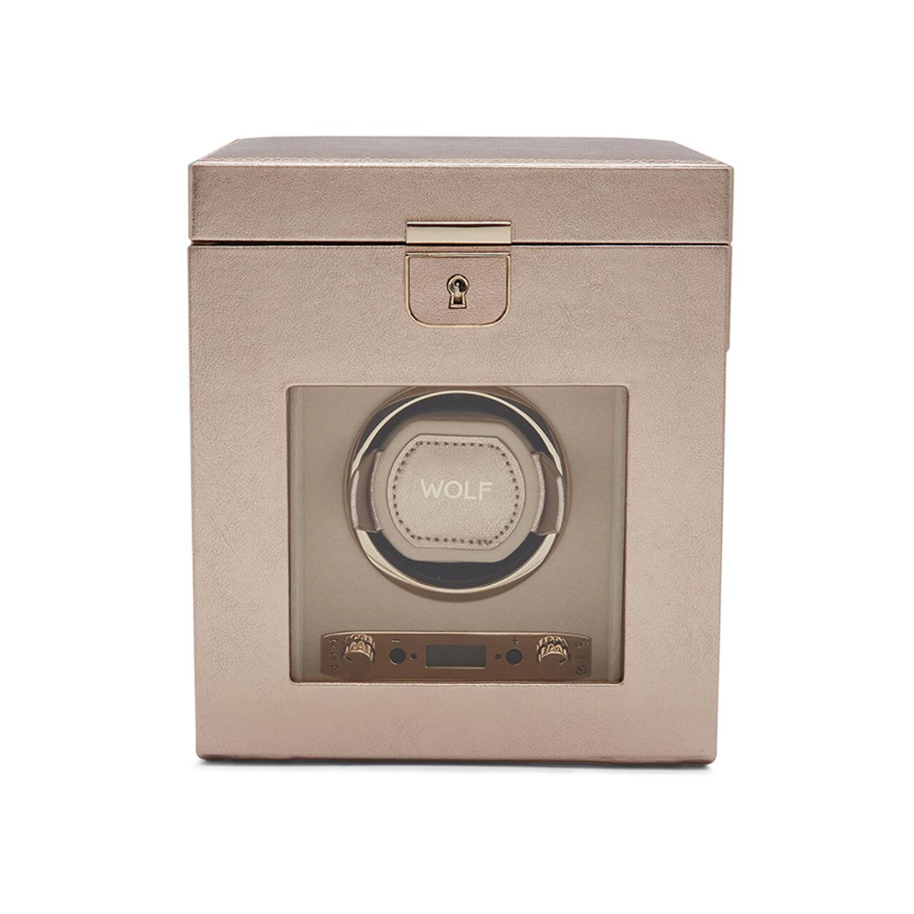 maison birks wolf palermo rose gold single watch winder 213716 image number 0