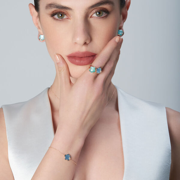 Petit Joli Lunaire Small Rose Gold, Lunar Night and Diamond Bracelet