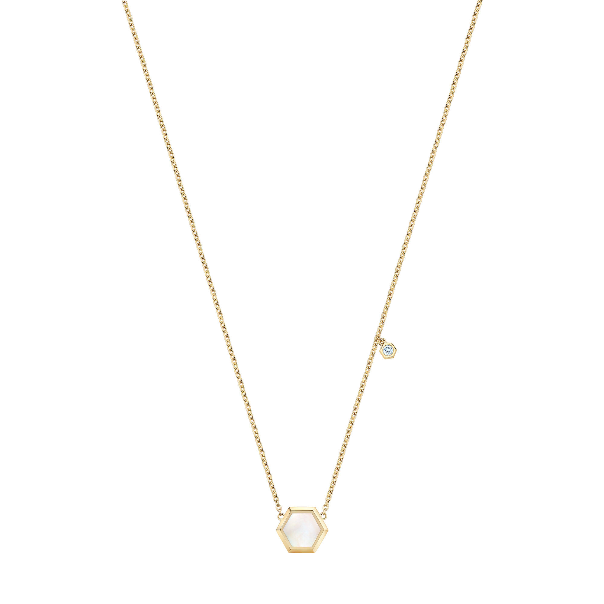 Mother of pearl choker top