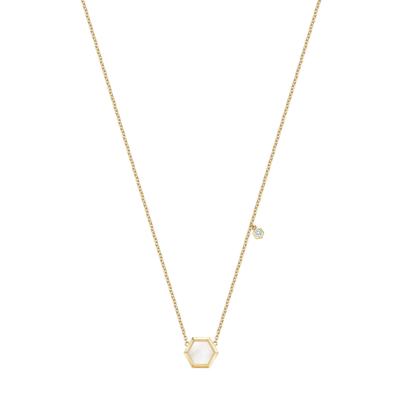 Bijoux Birks Bee Chic Mother Of Pearl Necklace With Diamond image number 0