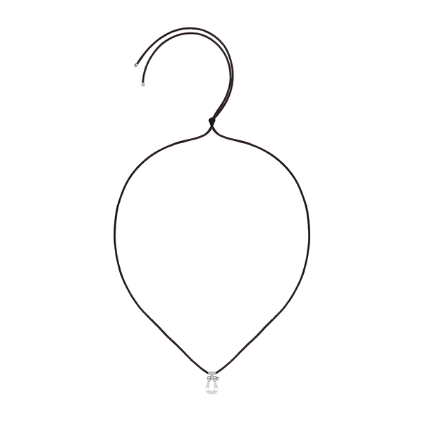 Pendentif Force 10 en or blanc, grand modèle