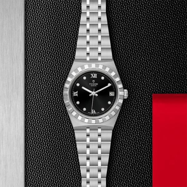 TUDOR Royal Automatic 34 mm Stainless Steel and Diamond