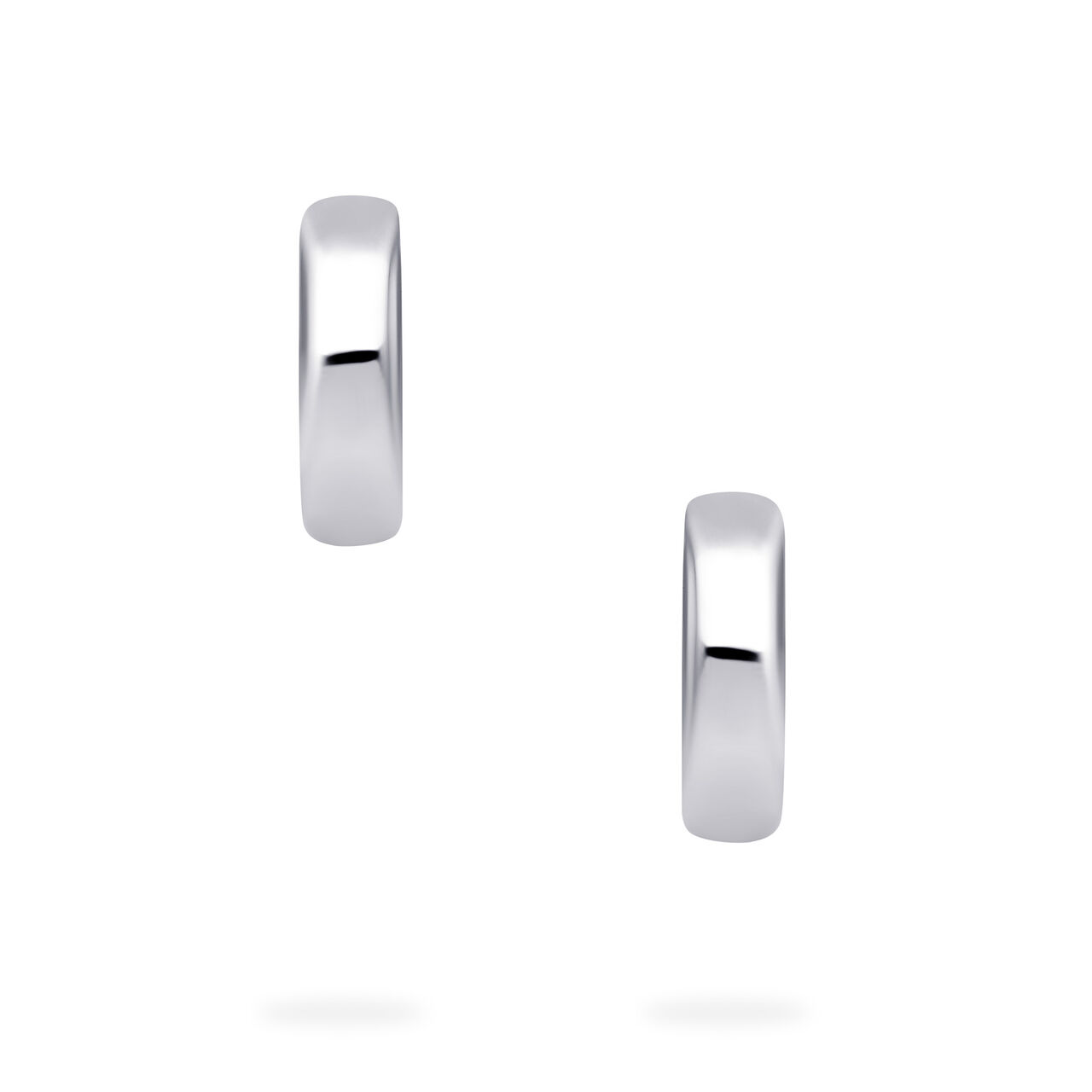 Birks Essentials Sterling Silver 13 mm Huggie Earrings image number 2