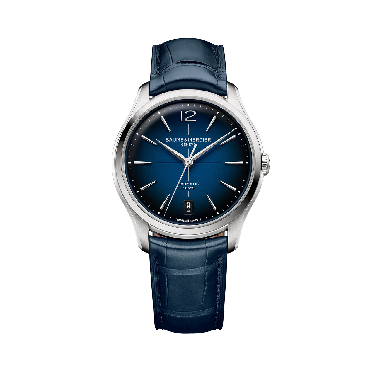 Men's Baume & Mercier Clifton Baumatic Automatic 39 mm Stainless Steel Watch image number 0