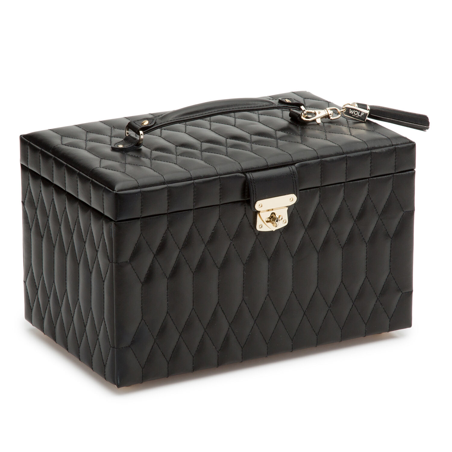 Large black jewelry clearance box