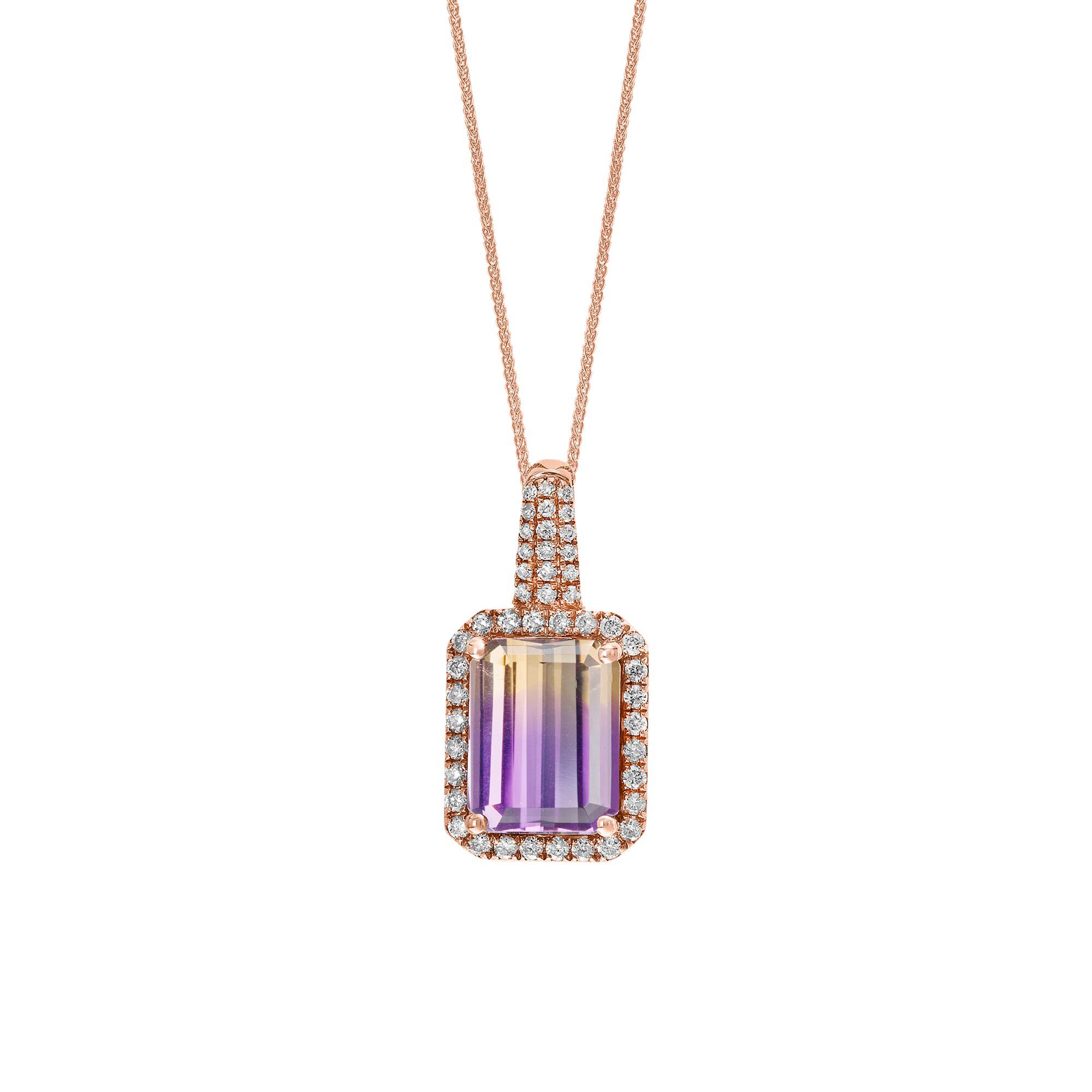 Maison Birks Salon Rose Gold Ametrine Necklace