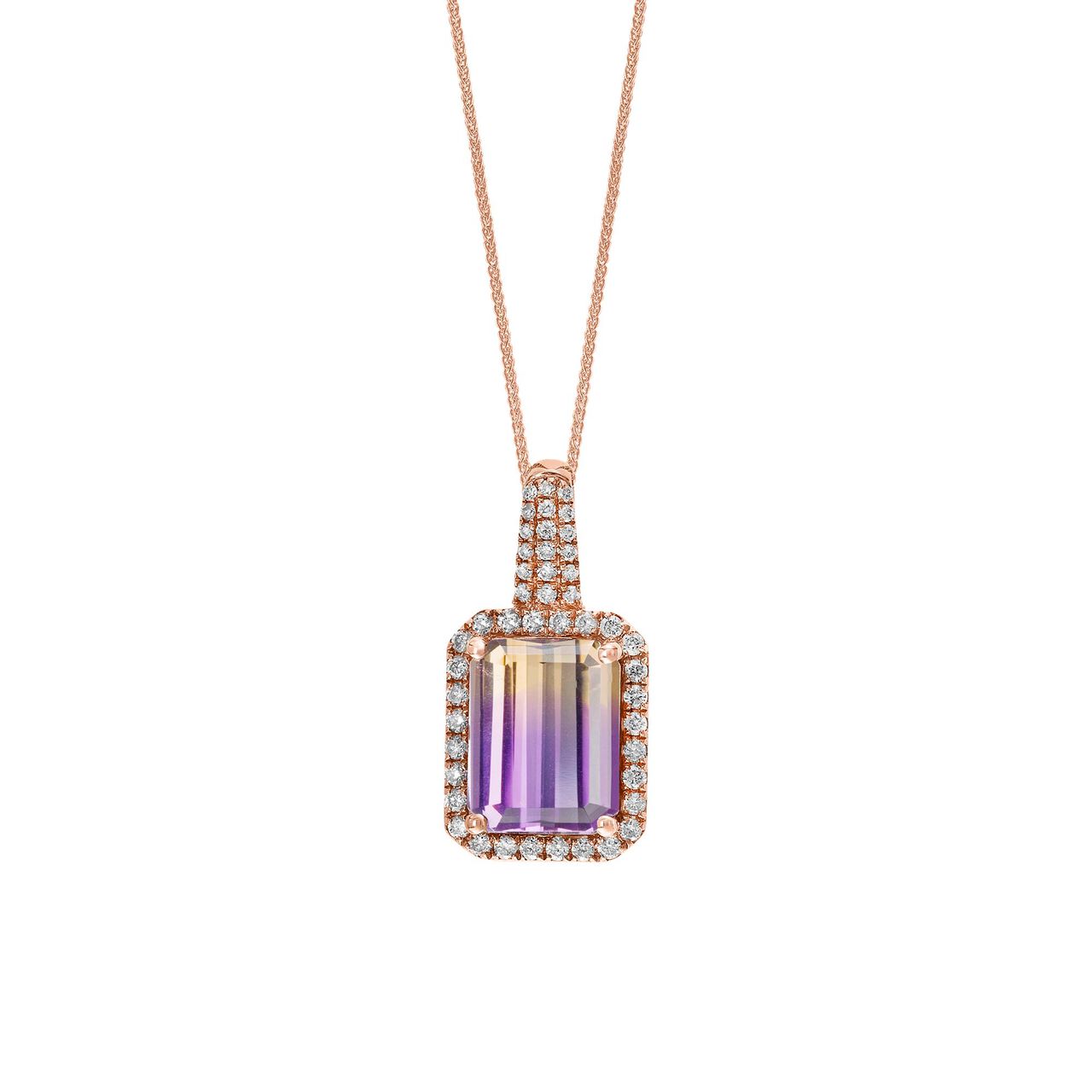 maison bijoux birks salon rose gold ametrine necklace pil03879ar image number 0