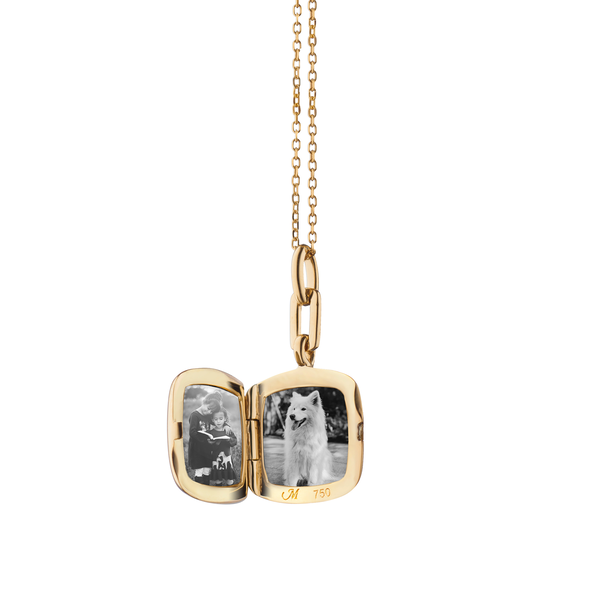 Médaillon Slim Lockets Viv en or jaune