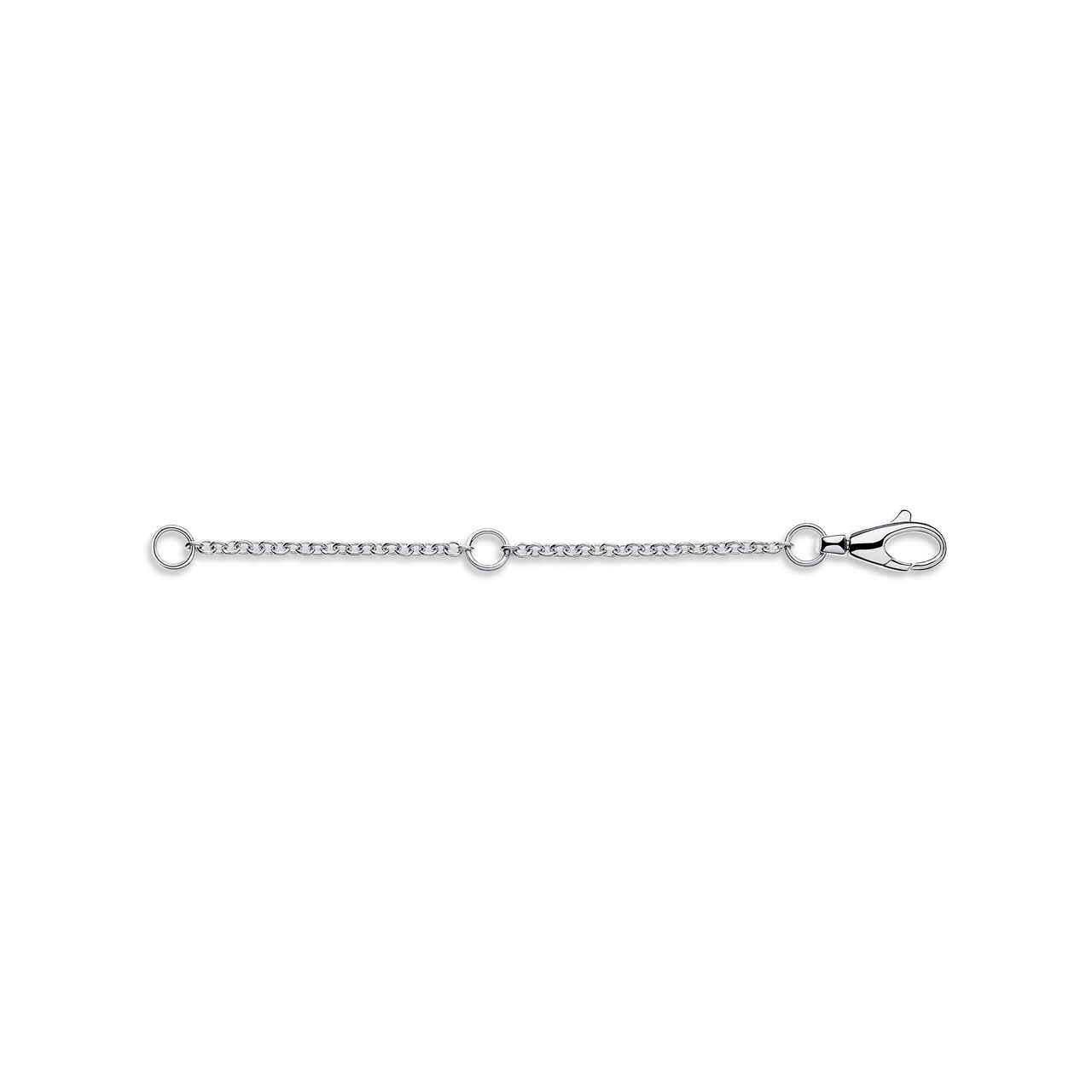 White Gold Chain Extension image number 0