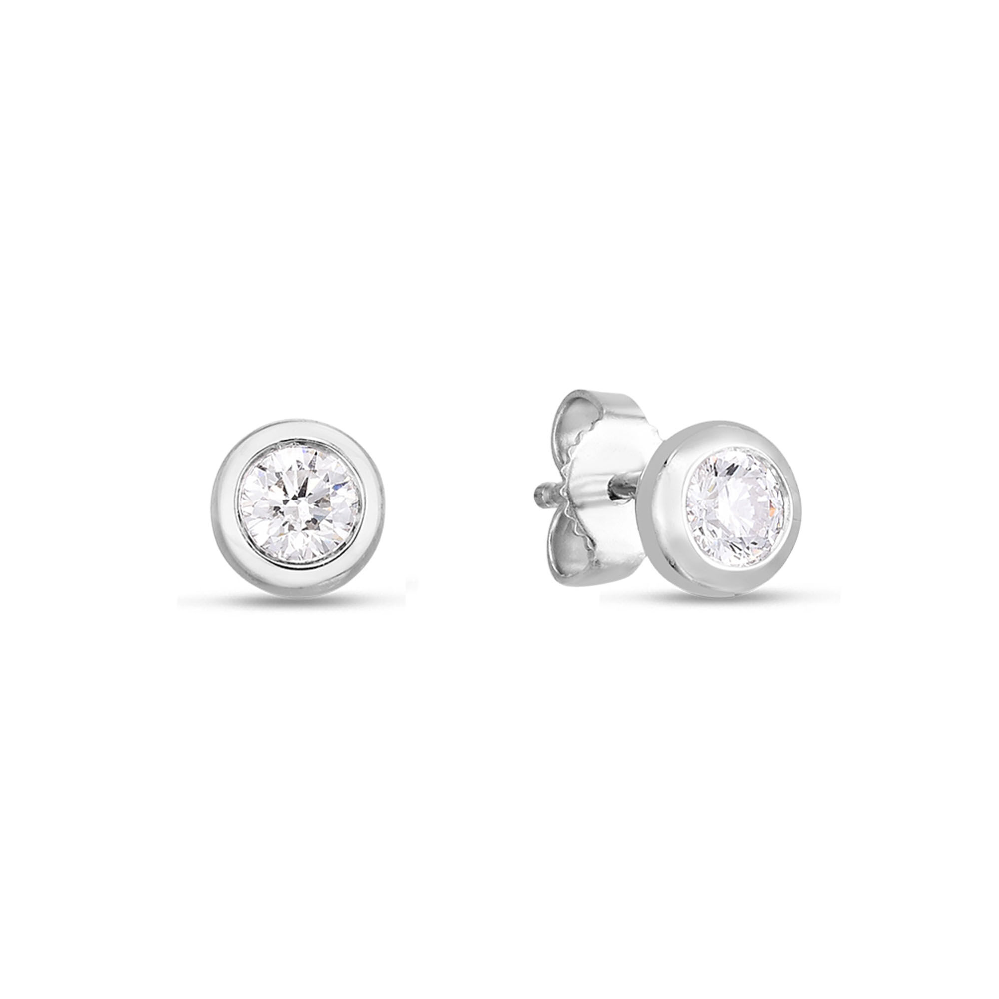 Roberto coin on sale diamond studs