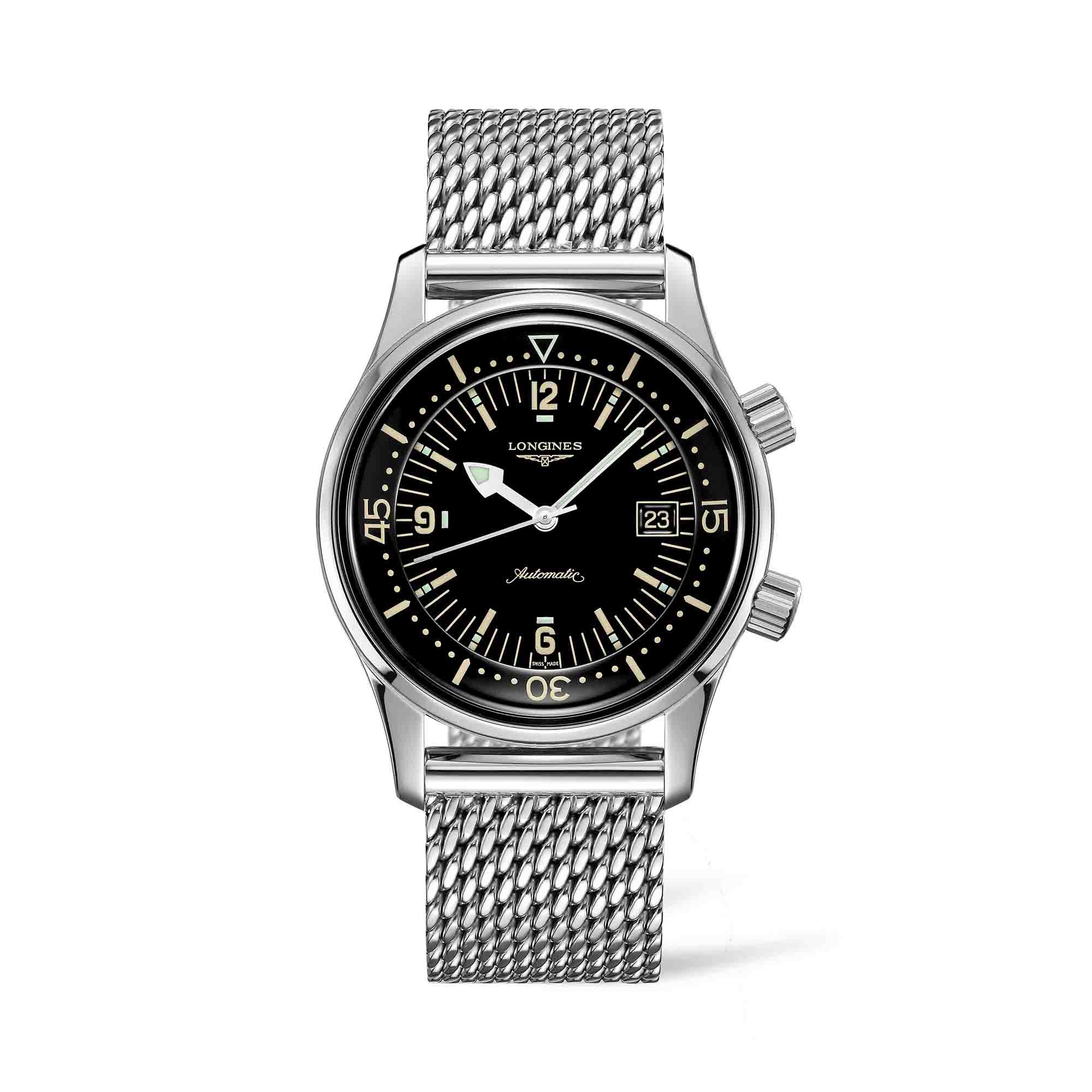 The Longines Legend Diver Watch Automatic 42 mm Stainless Steel Longines L3.774.4.50.6