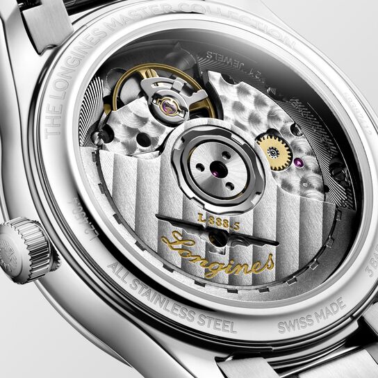 Longines Master Automatic 34 mm Stainless Steel and Diamond L2.450.4.97.6 image number 3