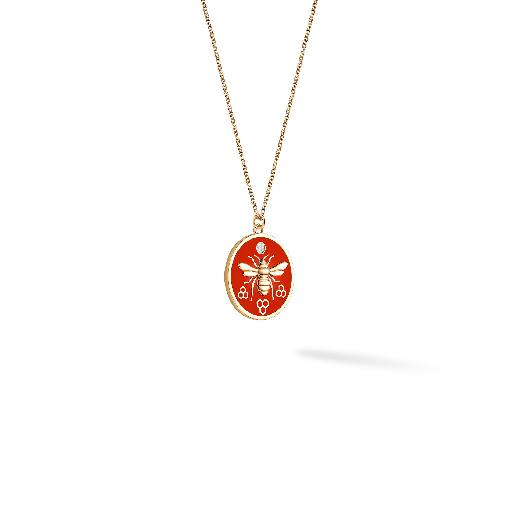 Bee medallion necklace deals