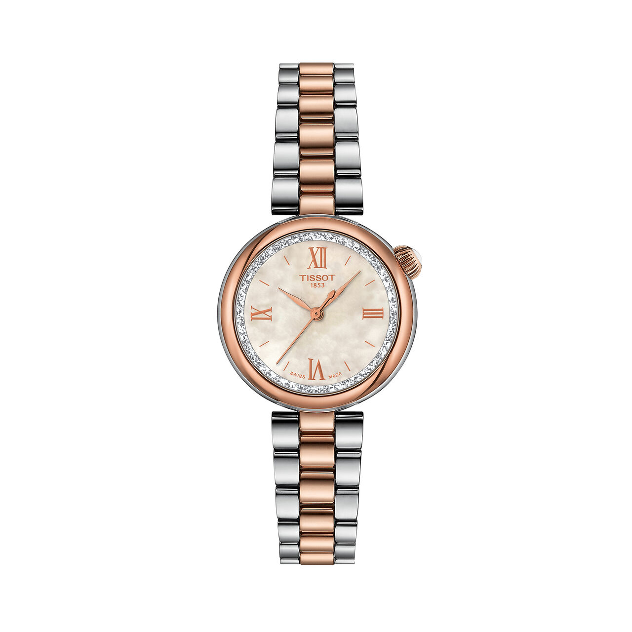 Tissot Desir Quartz 28 mm Rose Gold PVD Stainless Steel image number 0