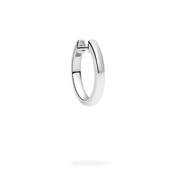 Boucle d&rsquo;oreille anneau simple pour homme en argent sterling