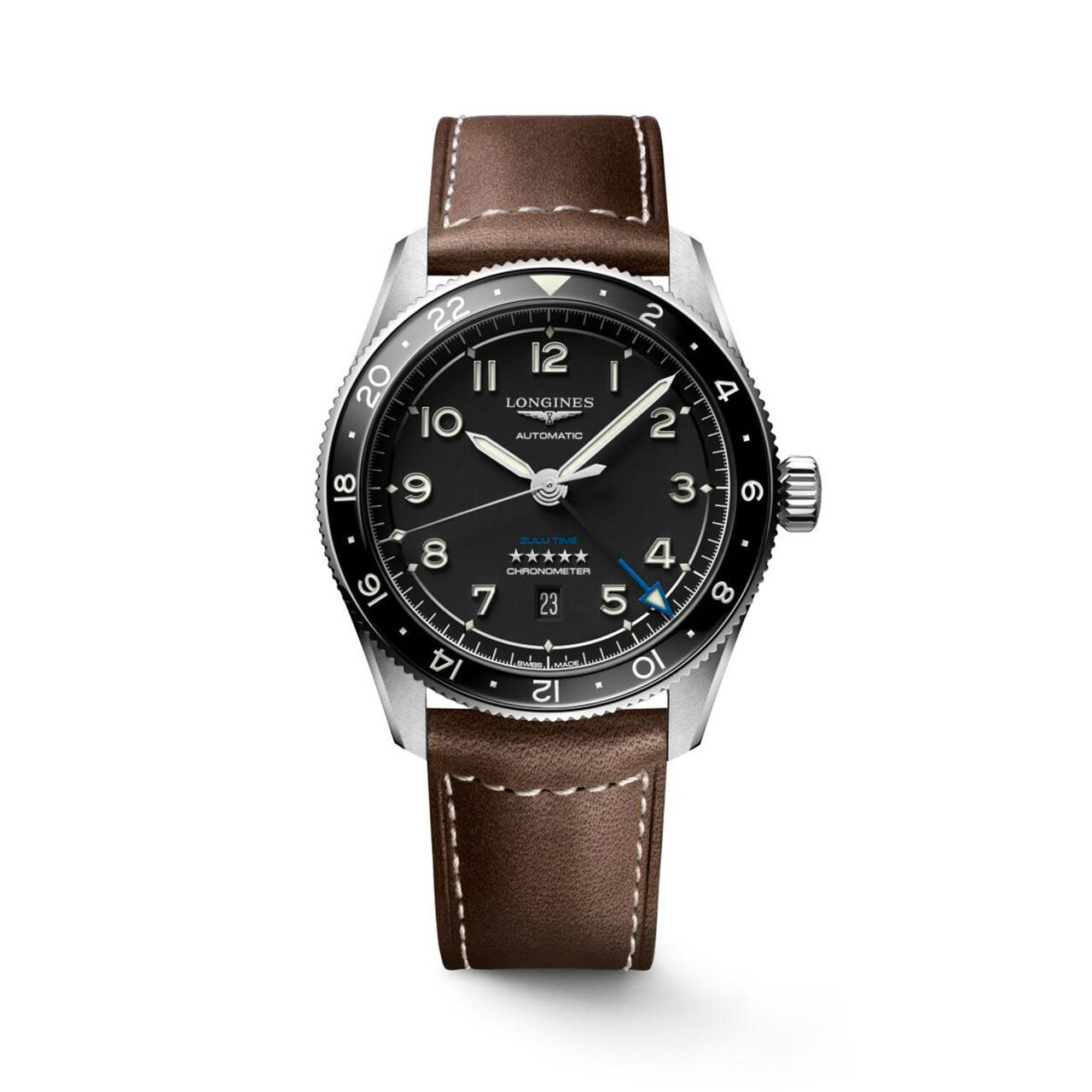 Spirit Zulu 42 mm GMT automatique en acier inoxydable image number 0