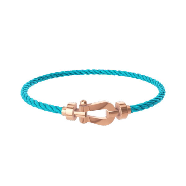 Force 10 Medium Rose Gold Cable Bracelet