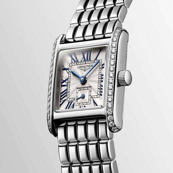 Mini DolceVita Quartz 21 X 29 mm Stainless Steel and Diamond