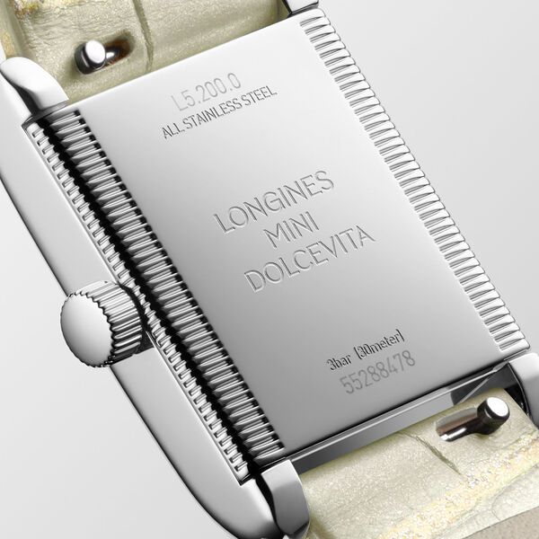 Mini DolceVita Quartz 21 X 29 mm Stainless Steel and Diamond
