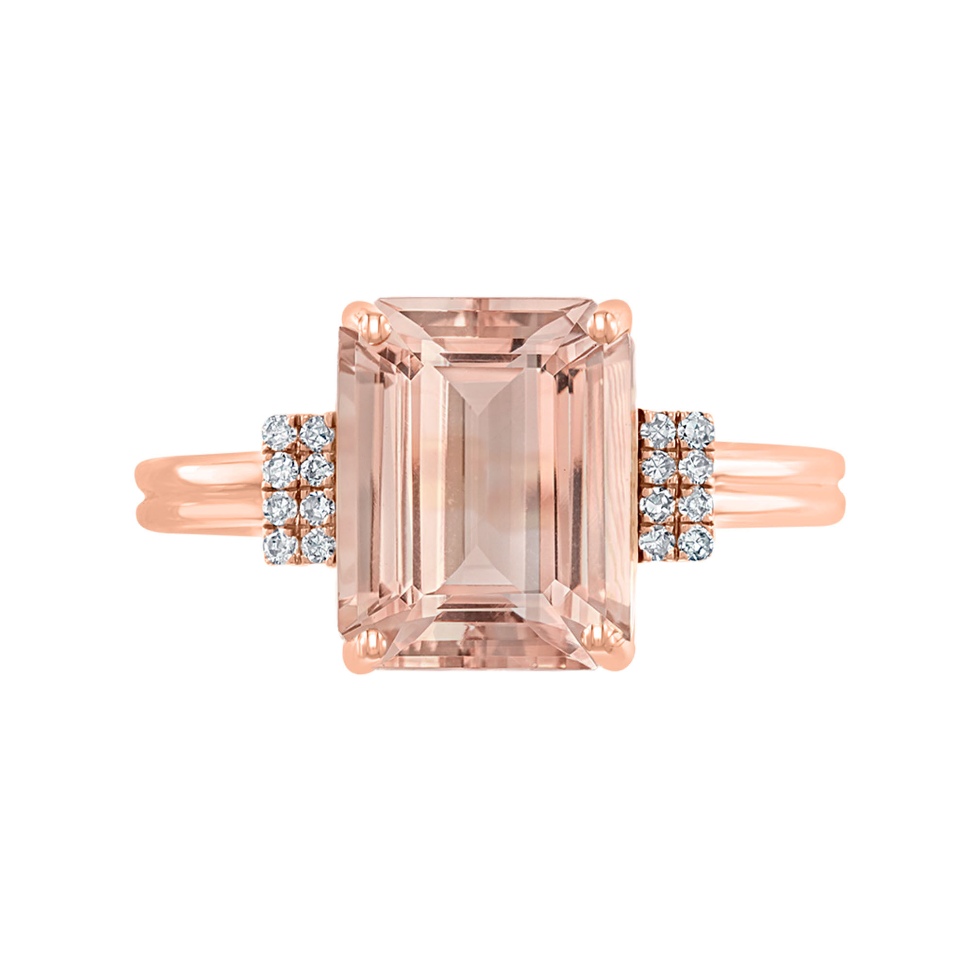 Rose Gold and Morganite Ring RI02298MO Maison Birks Salon