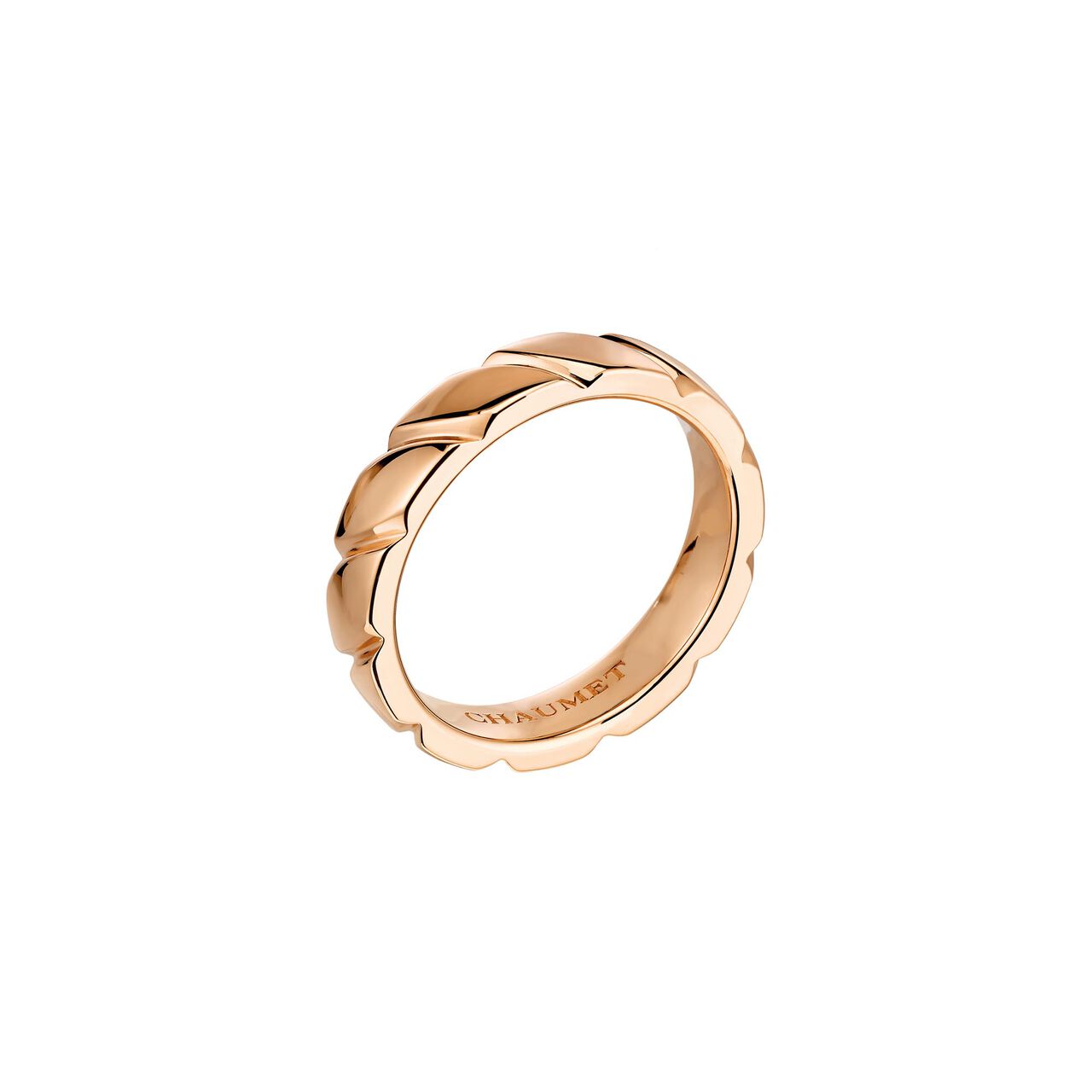 Chaumet Torsade Rose Gold Wedding Band image number 0