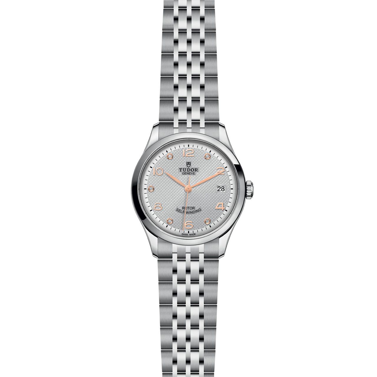 TUDOR 1926 36 mm automatique en acier inoxydable et diamants image number 1