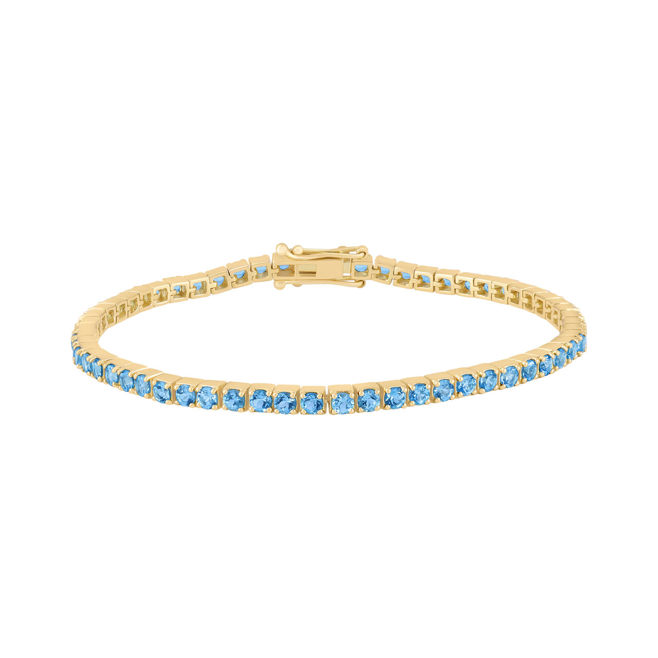 Bracelet de tennis avec Topaze bleue-en solde image number 0