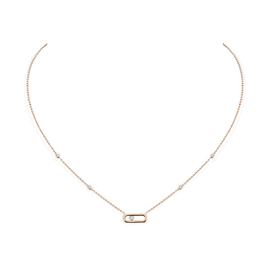 Messika Move Uno Rose Gold and Diamond Pendant 10053 image number 0