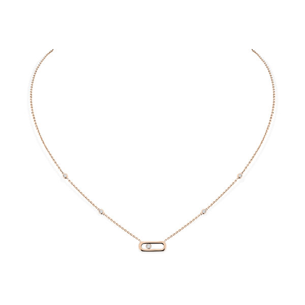 Move Uno Rose Gold and Diamond Pendant