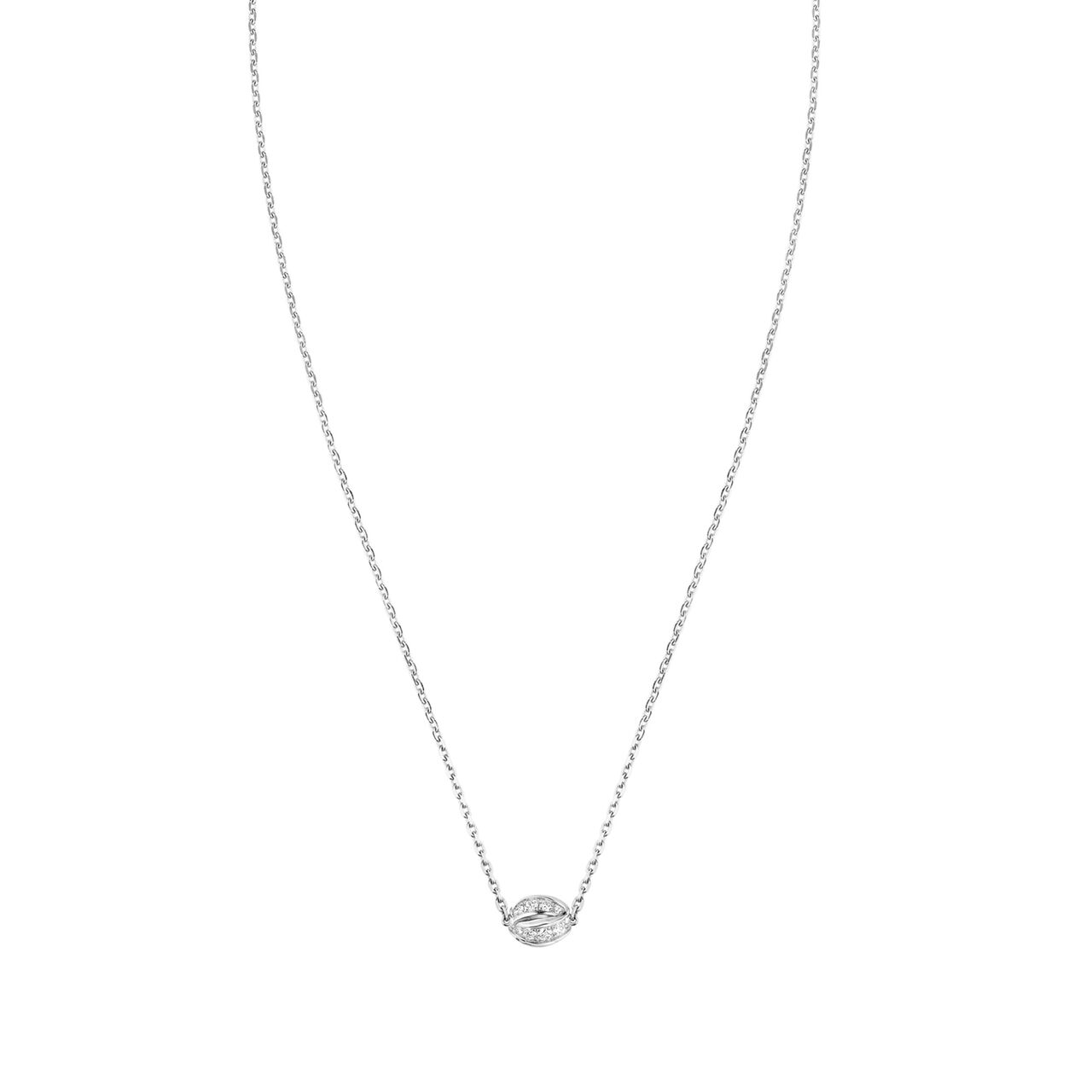 Liens Séduction White Gold Diamond Necklace image number 1