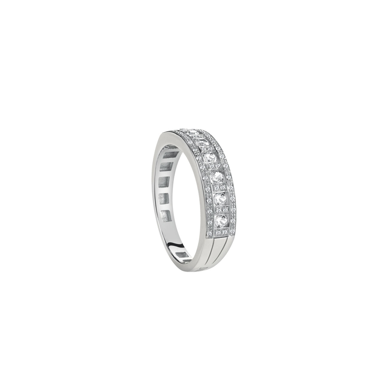 Damiani Belle Époque White Gold and Diamond  Pavé Ring 20059565 Front image number 0