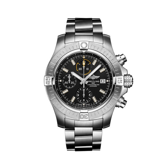 maison birks breitling avenger chronograph 45 steel black a13317101b1a1 image number 0