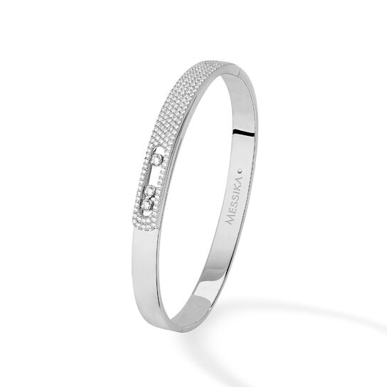 Messika Move Noa White Gold Diamond Pav&eacute; Bangle 6371 WG image number 0