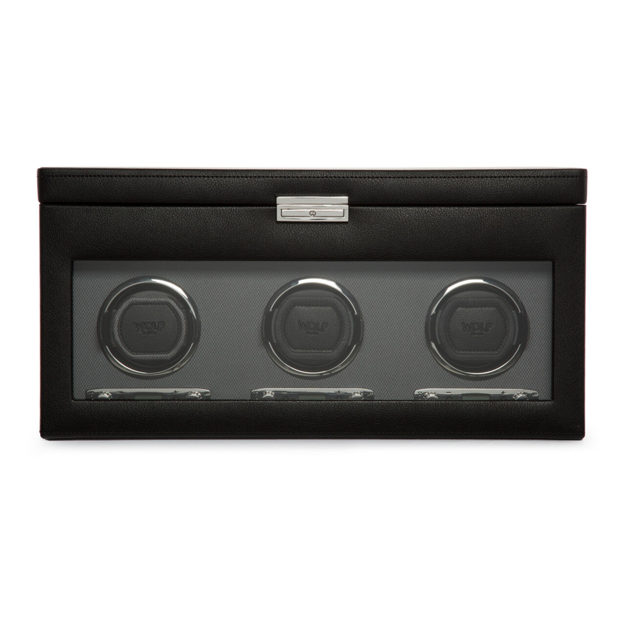 maison birks wolf viceroy black triple winder with storage 456302 image number 0