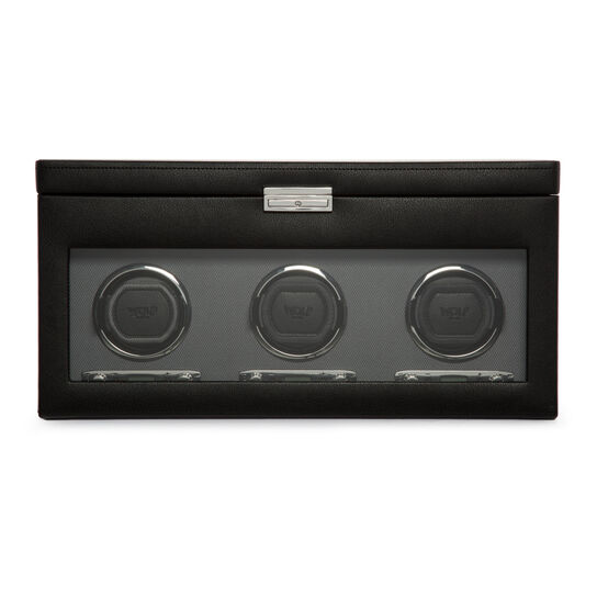 maison birks wolf viceroy black triple winder with storage 456302 image number 0