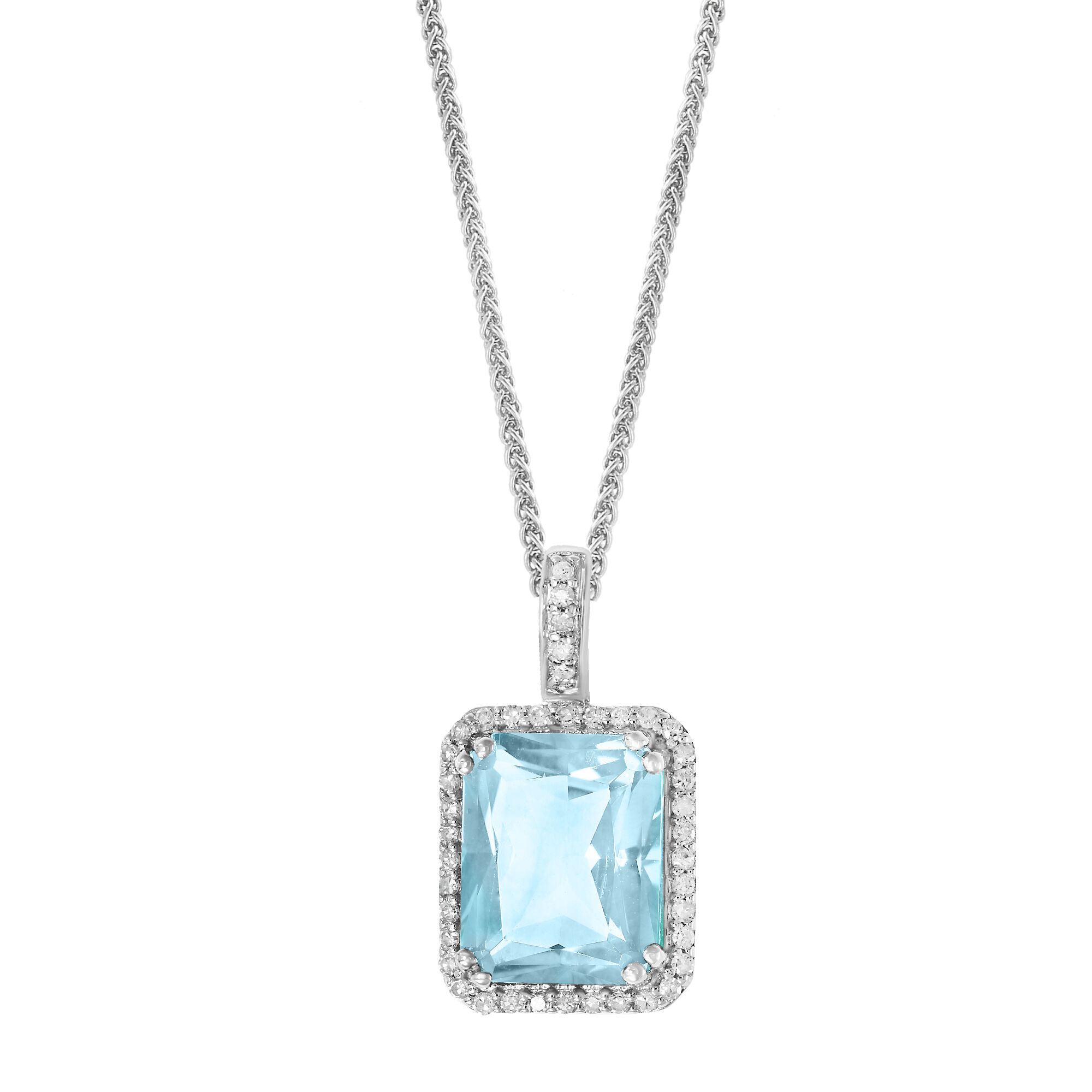 Pendant aquamarine sale