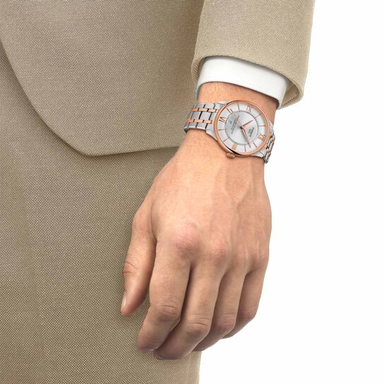 Tissot Chemin des Tourelles 42 mm automatique en acier inoxydable PVD image number 1