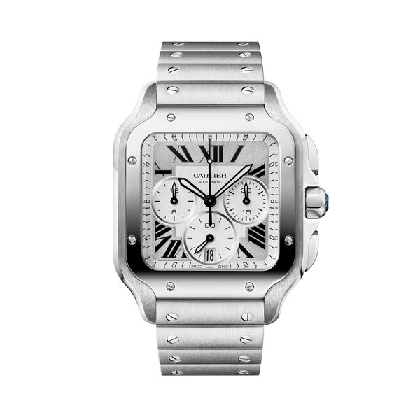 Santos de Cartier Large Automatic Chronograph 40 mm Stainless Steel