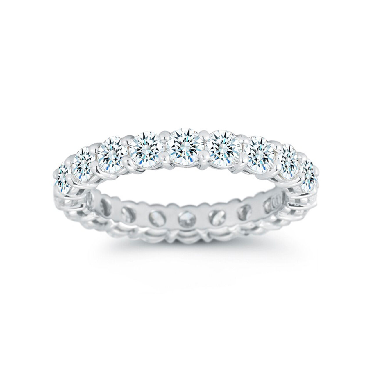 Bijoux Birks Platinum And 2Ct Diamond Eternity Wedding Band image number 0