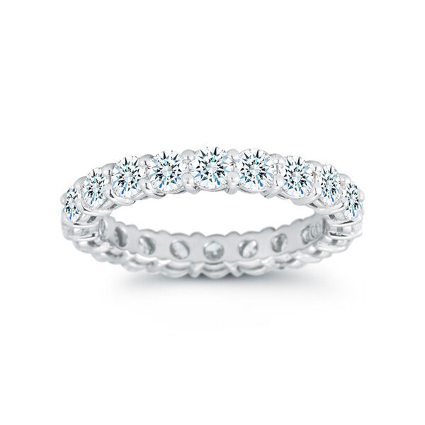 Platinum and 2.5ct Diamond Eternity Wedding Band