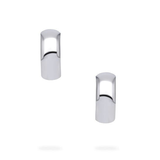 Birks Essentials Sterling Silver 13 &times; 5 mm Hoop Earrings image number 2